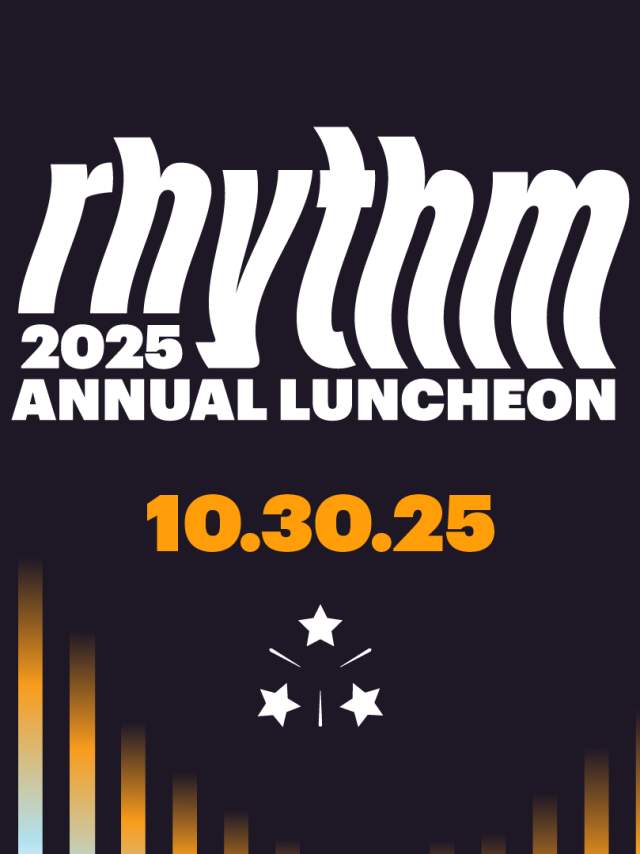 Annual Luncheon 2025-Rhythm Theme Banner