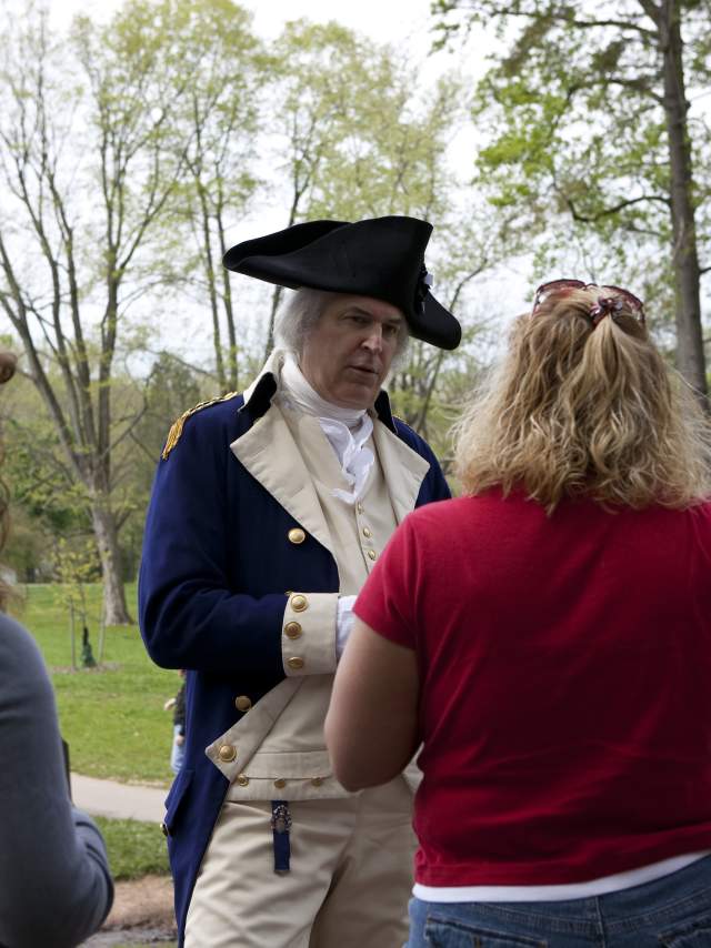 Walk with Washington is a chance to tour Washington's Headquarters at Valley Forge with the General himself