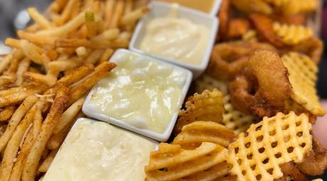 French Fry Board at Gypsy Saloon