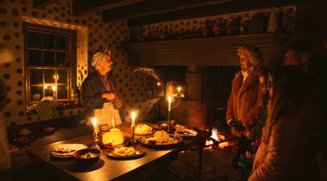 Candlelight tour 2019 at Peter Wentz Farmstead