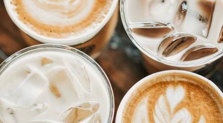 Lattes from White Horse Cafe
