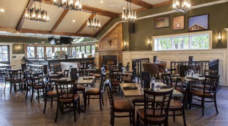 Interior of Brittingham's Pub