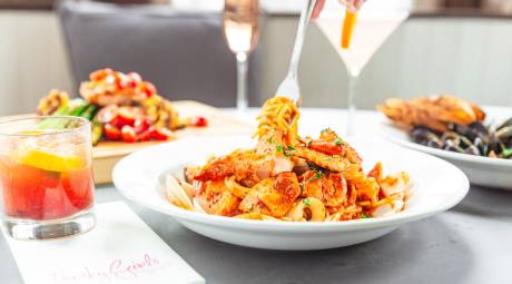 Gypsu Blu pasta dish