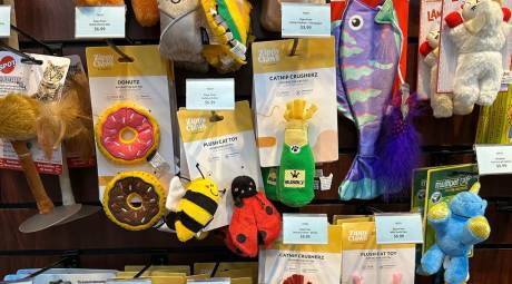 Dog toys at Ruh Ro's