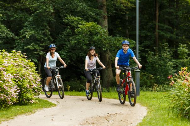 biking
