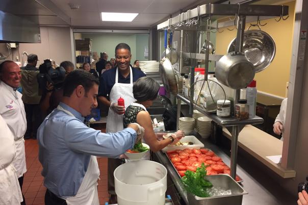 Freedom from Hunger Commissioners in the Kitchen
