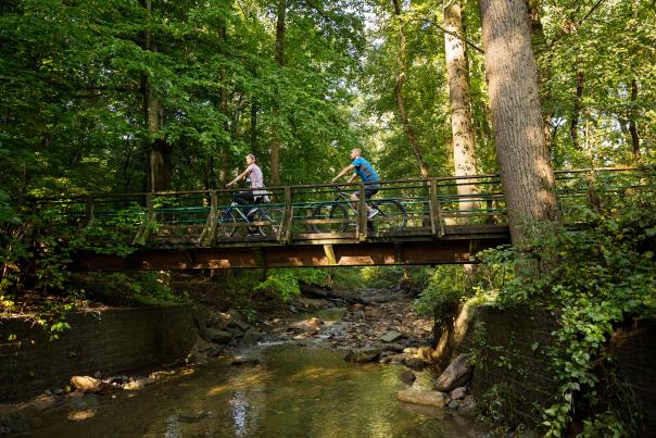 biking