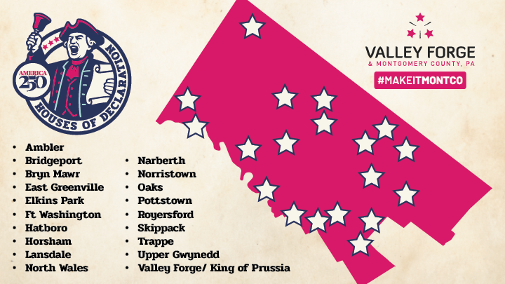 A250 Houses of Declaration Montco locations