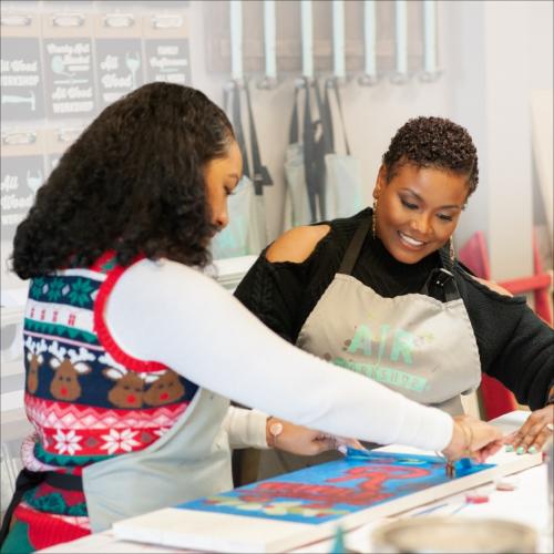 Females craft at AR Workshop Gilbertsville