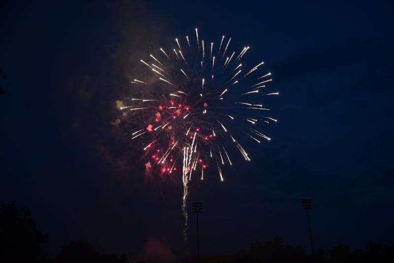 Fireworks in the sky