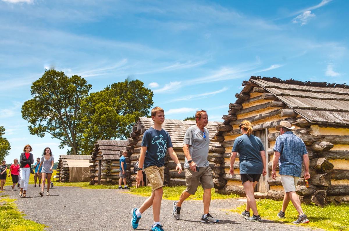 Soldier Huts at Valley Forge