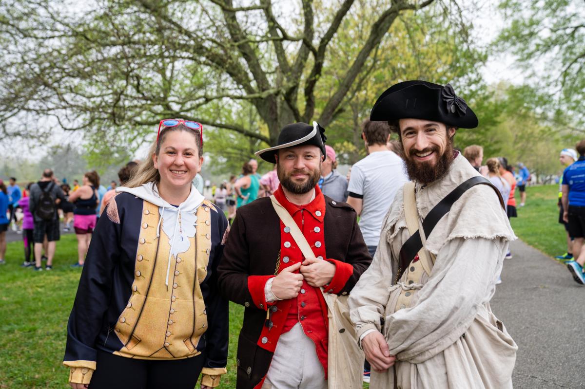 Reenactors at the 2023 Rev Run