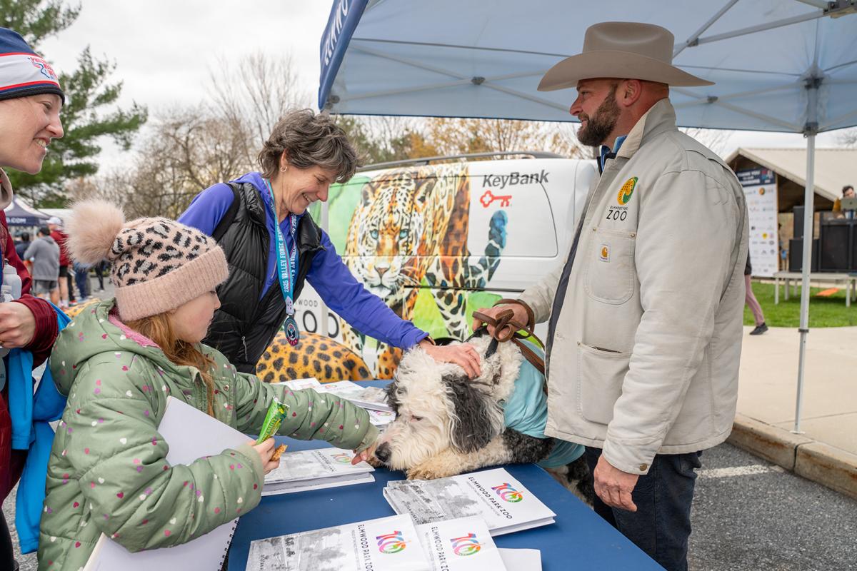 Elmwood Park Zoo at the 2025 Rev Run Finish Line Experience