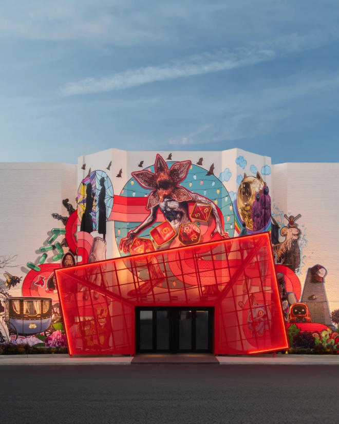 Exterior of Netflix House