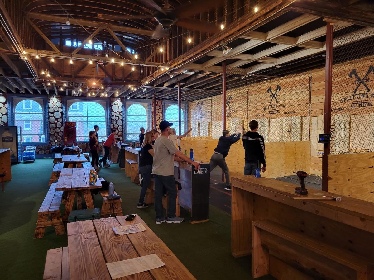 Splitting Edge Axe Throwing