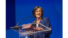 Valerie A. Arkoosh, MD, MPH, Chair of the Montgomery County Board of Commissioners speaks at the Valley Forge Tourism & Convention Board's 2017 Annual Luncheon.