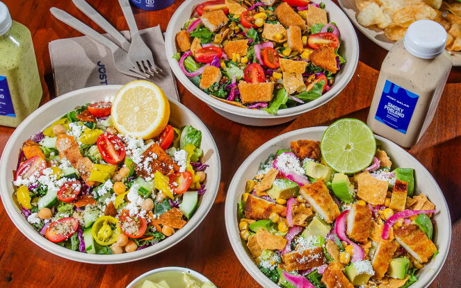 Just Salad meal featured in the promotion