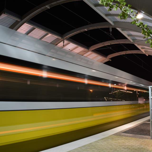 DART Orange Line Station in Las Colinas