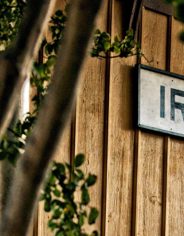 Irving sign at Heritage Park