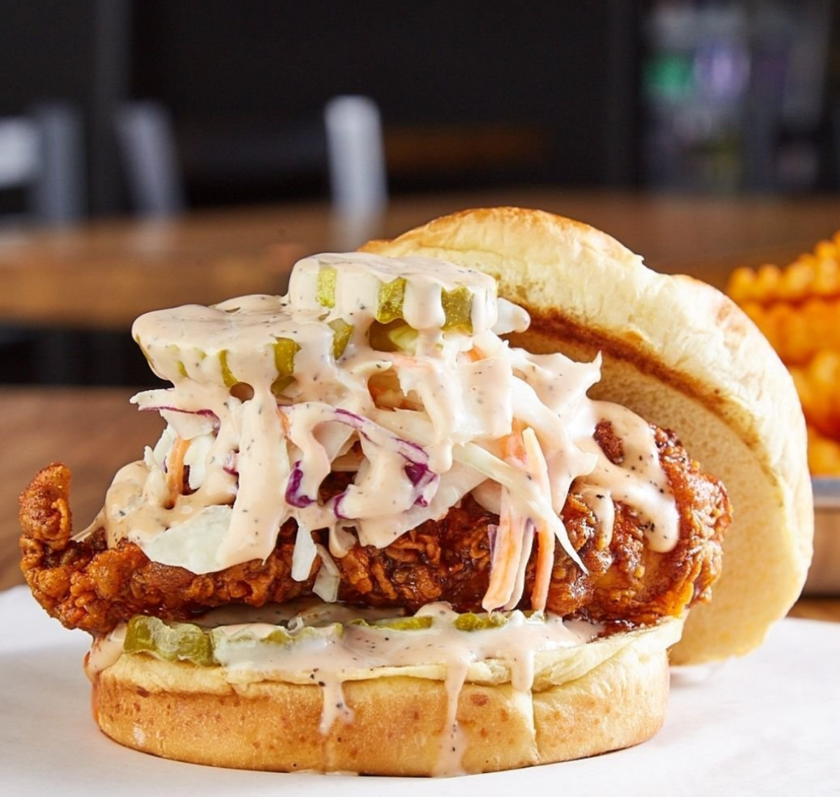 Chicken Sandwich From Claudi B's Nashville Hot Chicken In Irving, TX