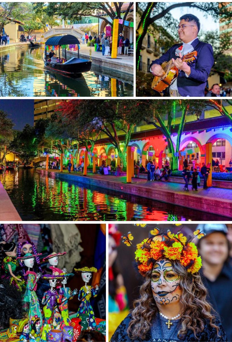 Day of the dead collage