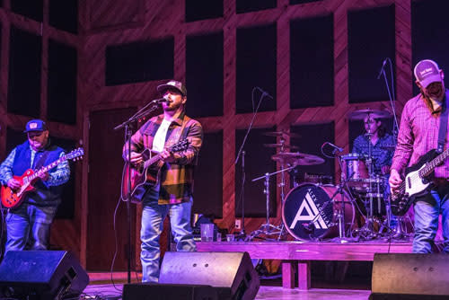 Alex Aguilar on Stage In Irving TX