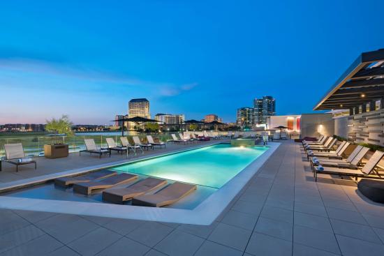 View of the Westin Pool at dusk