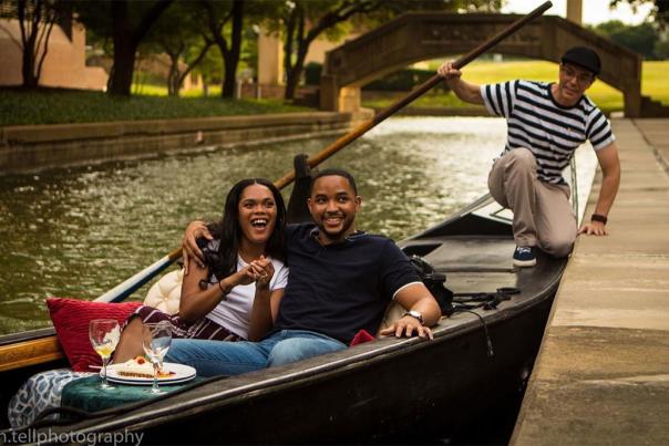 Couple in Gondola on Canals