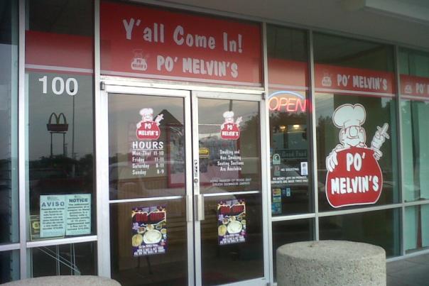 Exterior Po' Melvin's