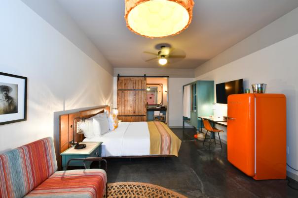 A Room At Texican Court In Irving, TX