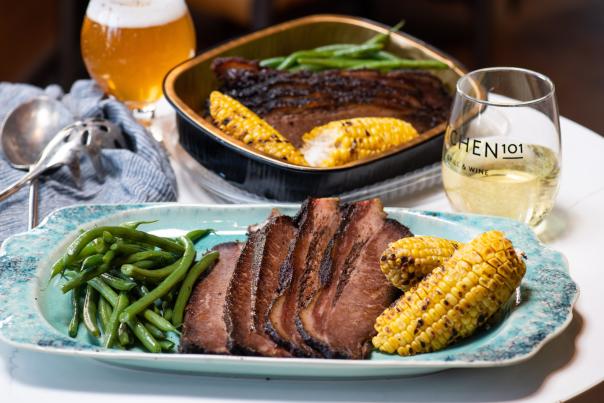 dish of bbq