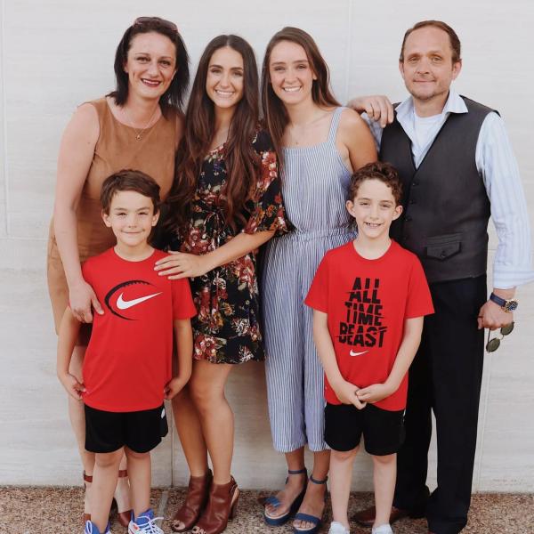 and his family