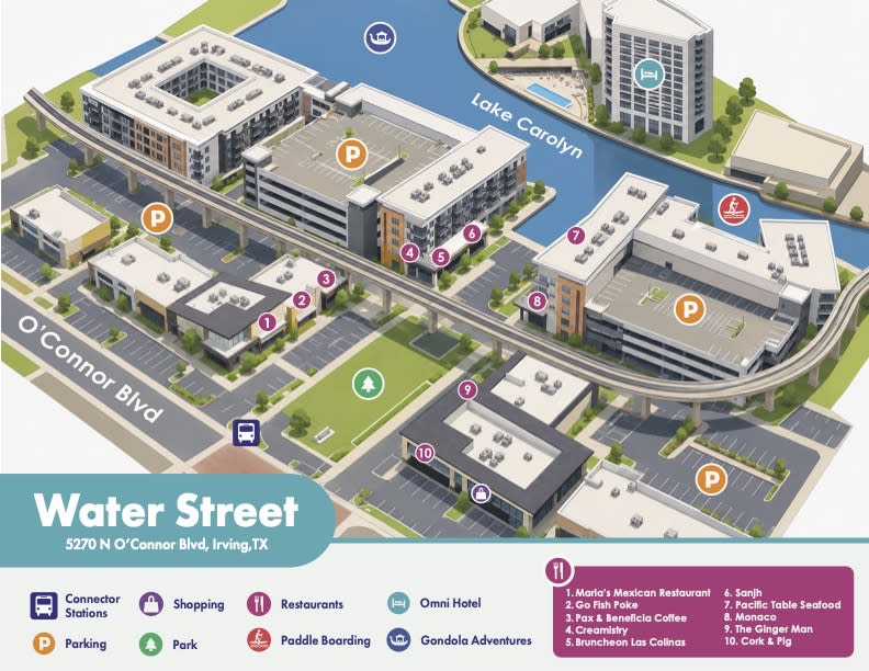 Water Street Map