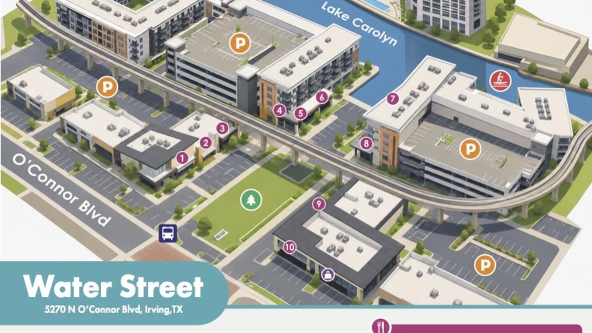 Water Street Map