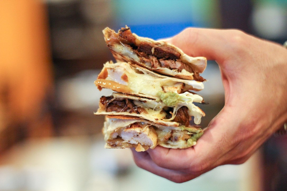 La Margarita-Chipotle Bacon Quesadillas