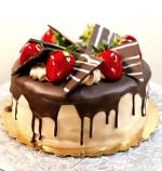 Chocolate fondue cake