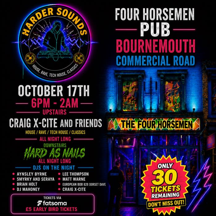 Bournemouth: Harder sounds Hard house legends