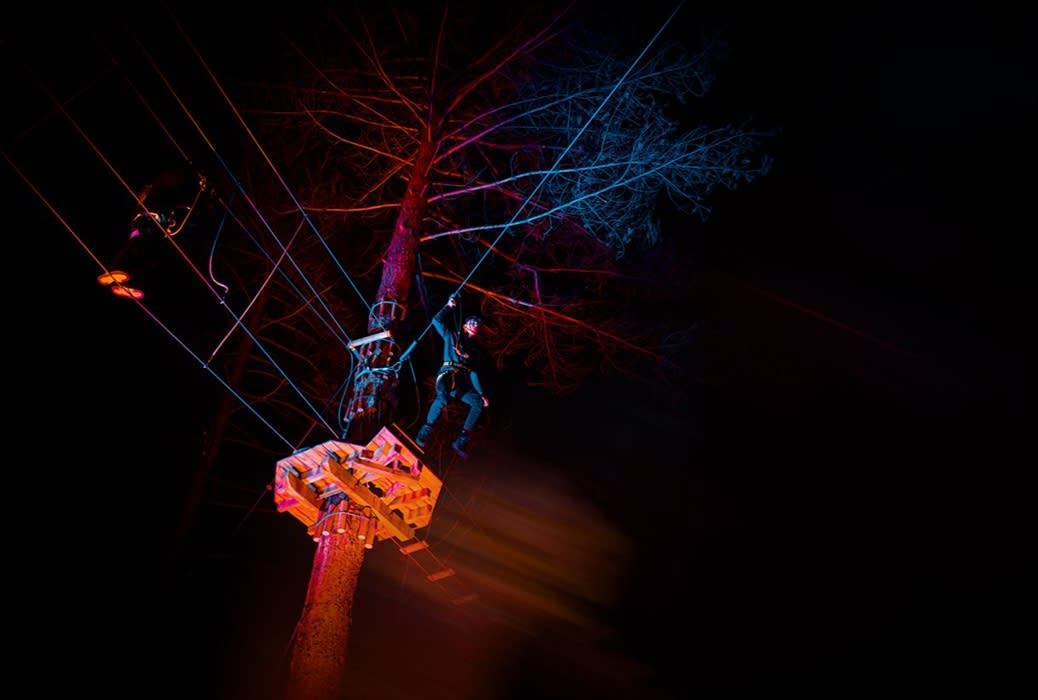 Go Ape Moors Valley's Sundown Adventures - Ziplines at Night