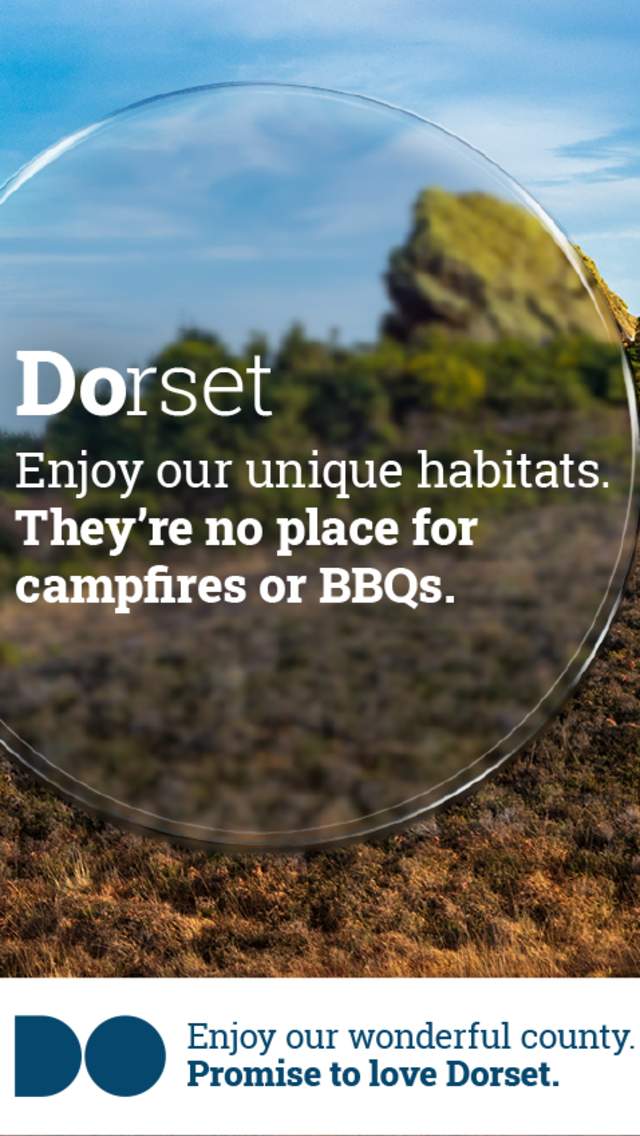 Promise To Love Dorset - Enjoy our unique habitats, they're no place for campfires or BBQs