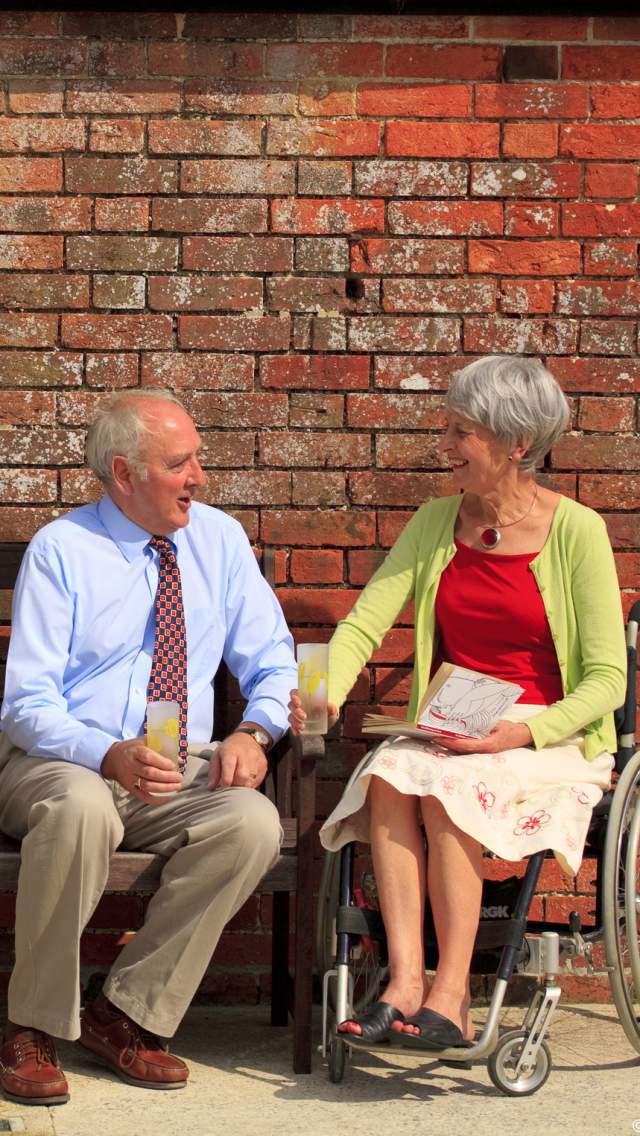 Tourism for All - Couple staying at a Dorset holiday cottage
