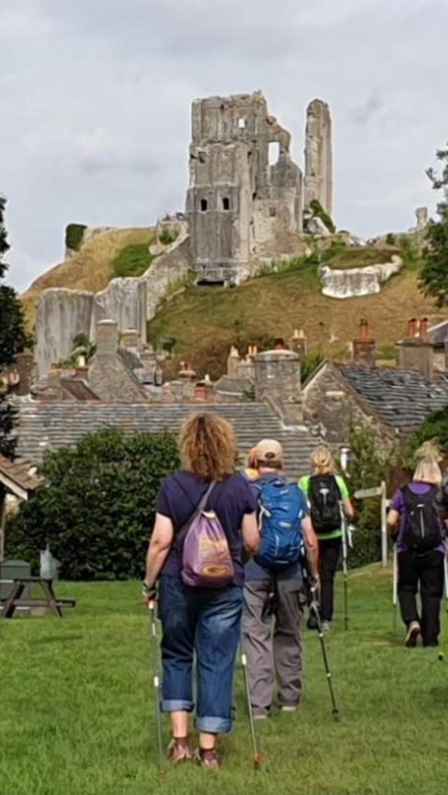 Walx Dorset group history walk at Corfe Castle