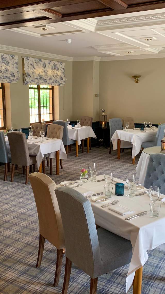 Restaurant at Mortons Manor, Corfe Castle, Dorset