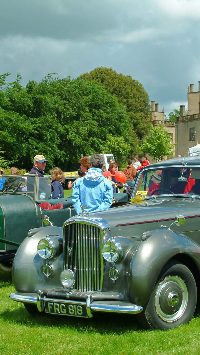 Classic Cars Parked at Sherborne Castle Country Fair