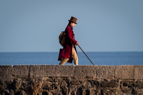 Wonka filming in Lyme Regis