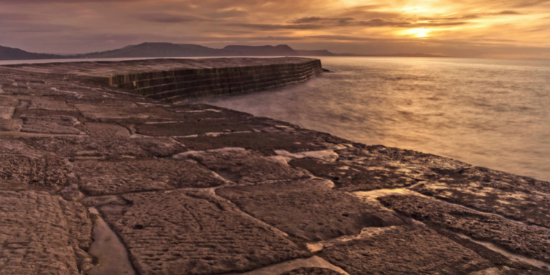 The Cobb at sunset