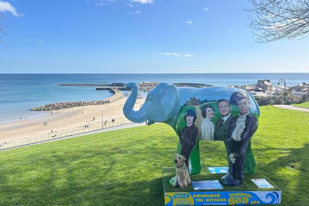 Stampede by the Sea Trail in Lyme Regis, Dorset