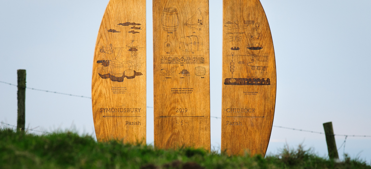 Wooden Sails Sculpture