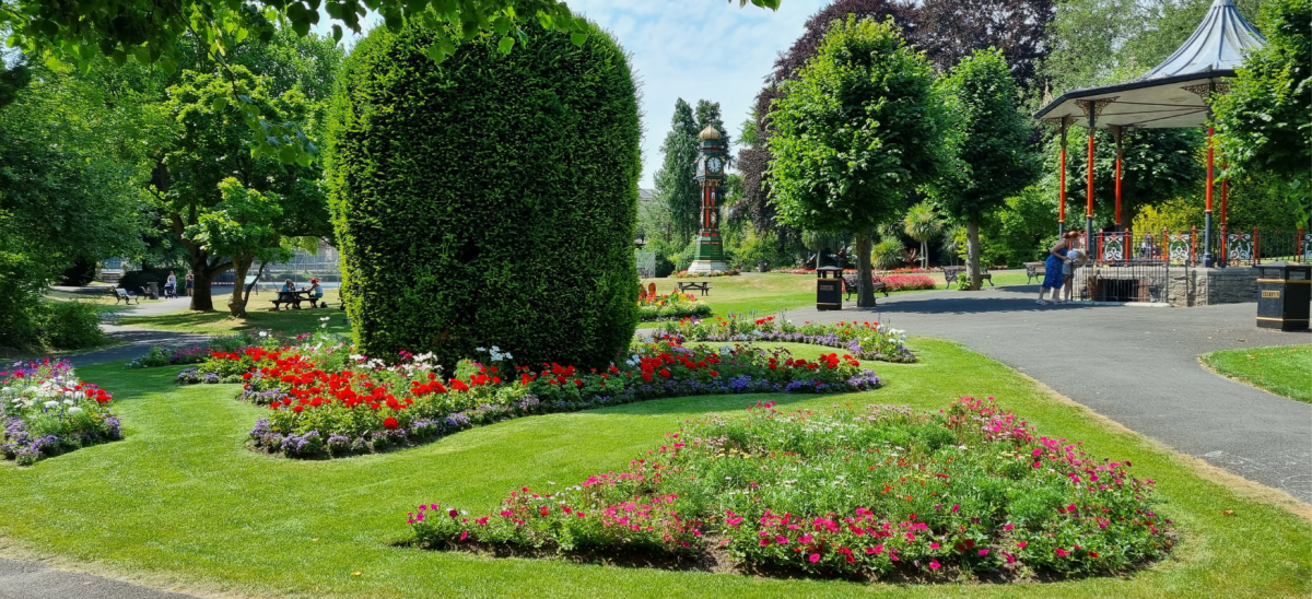 Borough Gardens in the summer
