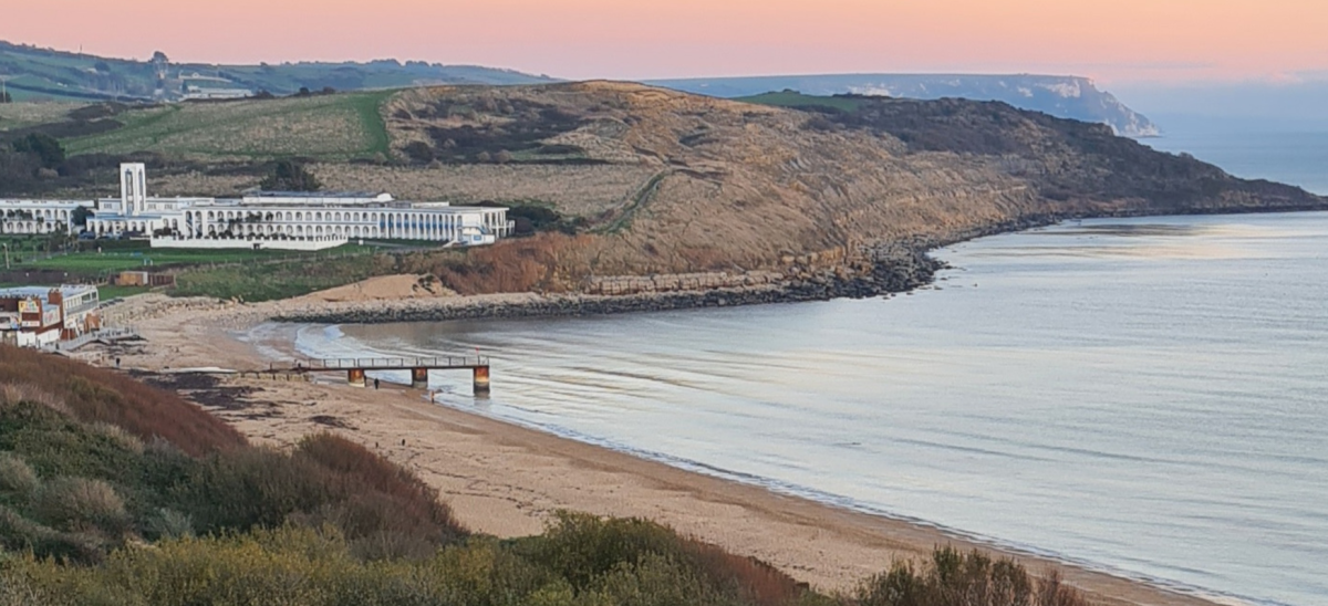 Dusk at Bowleaze Cove