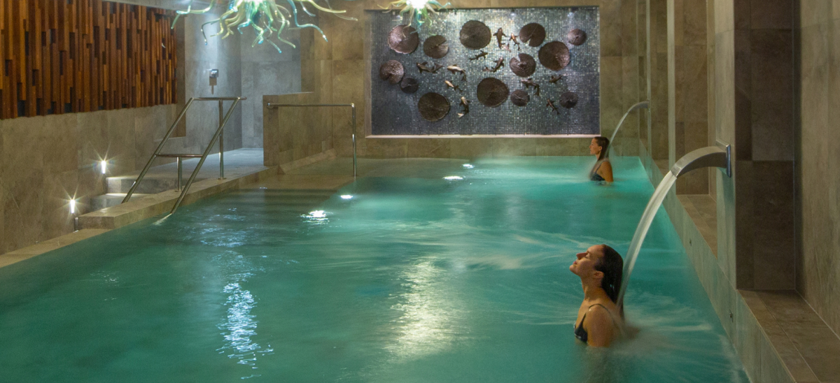 Hydrotherapy pool at Monart Spa